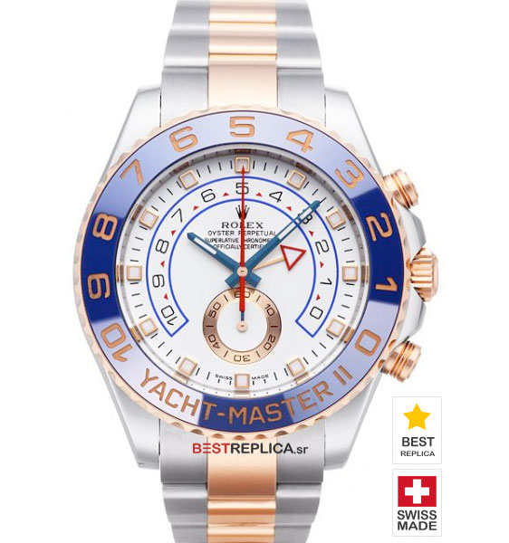 rolex yacht master 2 gold blue